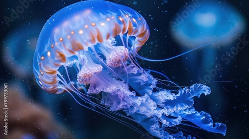 Macro shot of a jellyfish