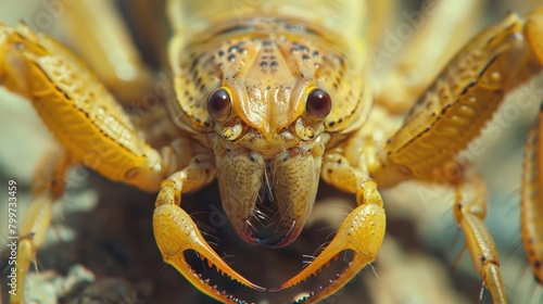 Macro shot of a scorpion