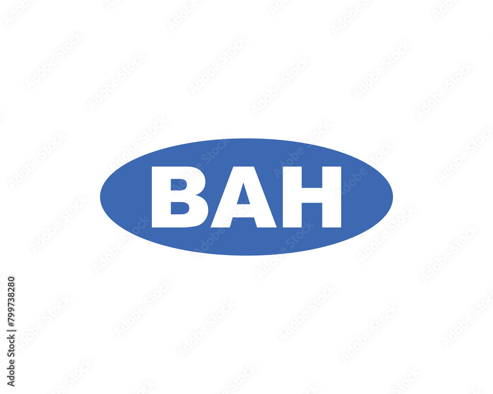 BAH Logo design vector template BAH Logo design vector template