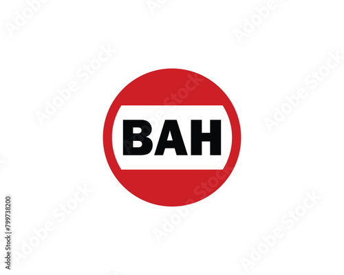 BAH Logo design vector template