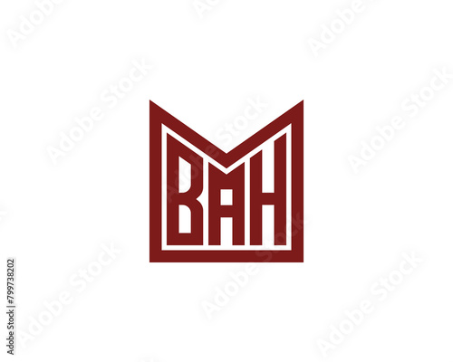 BAH Logo design vector template
