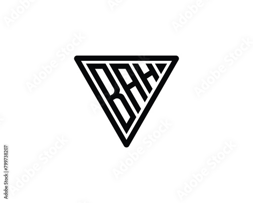 BAH Logo design vector template