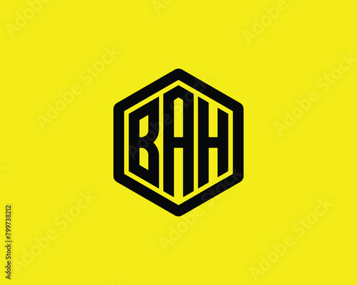 BAH Logo design vector template
