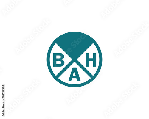 BAH Logo design vector template