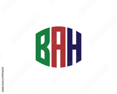 BAH Logo design vector template