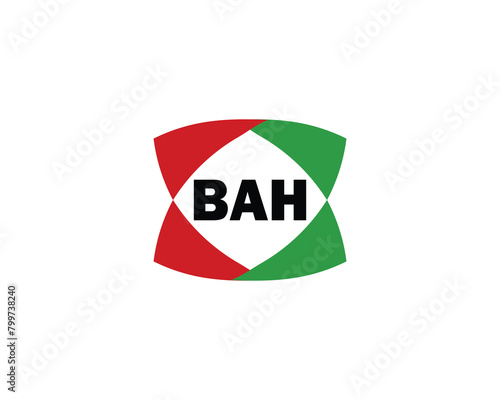 BAH Logo design vector template