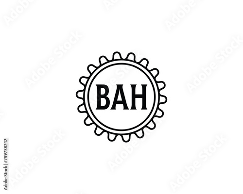BAH Logo design vector template