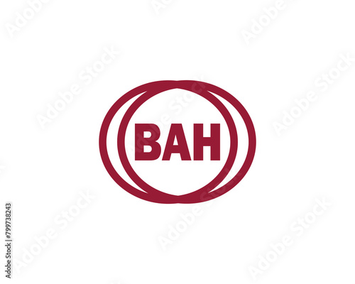 BAH Logo design vector template