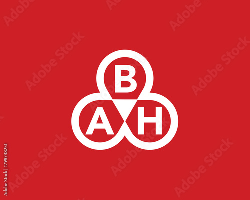 BAH Logo design vector template