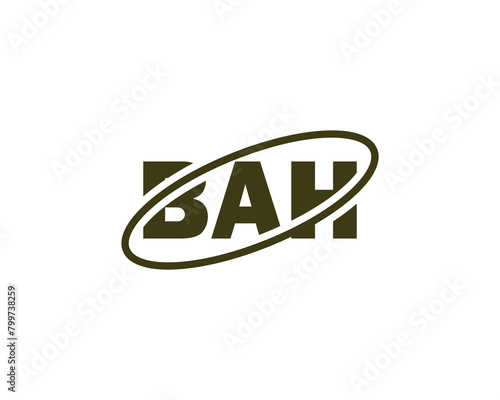 BAH Logo design vector template