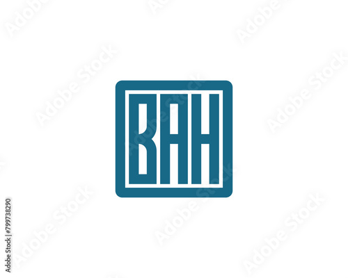 BAH Logo design vector template