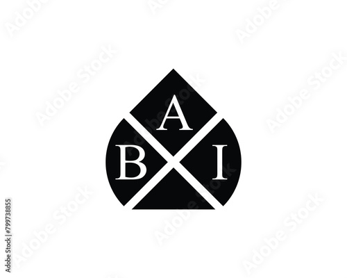 BAI logo design vector template