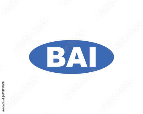 BAI logo design vector template