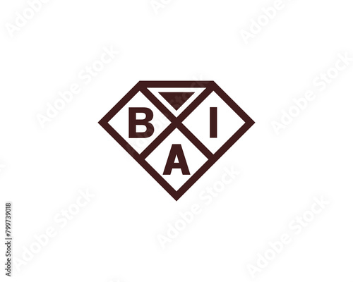 BAI logo design vector template