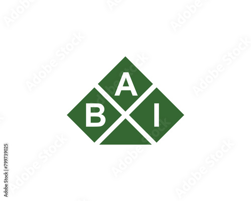 BAI logo design vector template