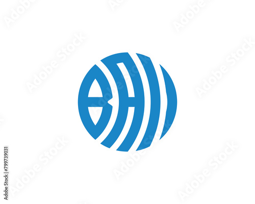 BAI logo design vector template