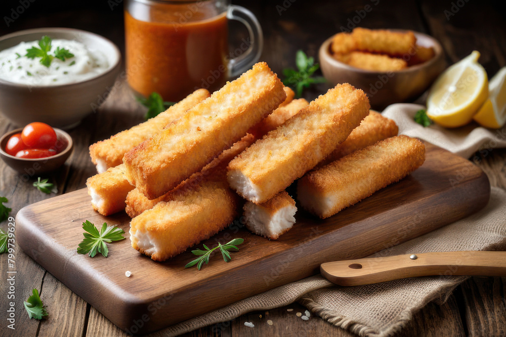 fish fingers, generated by artificial intelligence fish fingers, generated by artificial intelligence