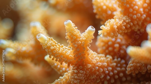 Macro shot of coral
