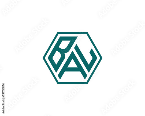 BAL logo design vector template