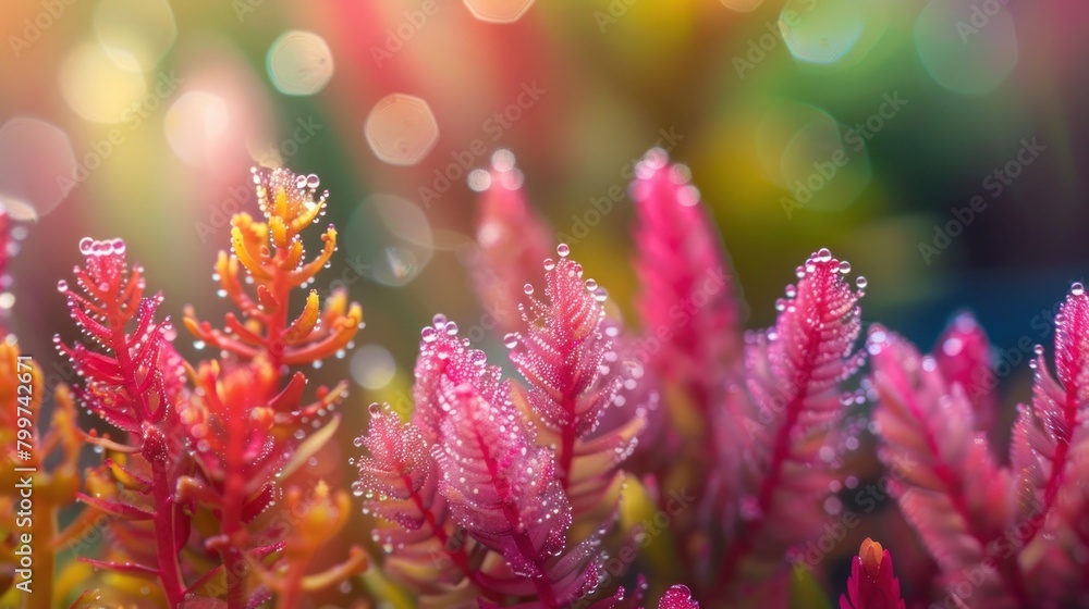 Macro shot of saltwater plants Macro shot of saltwater plants