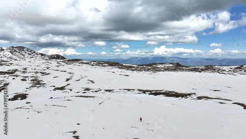 Albania Valamara mountain landscape view. photo