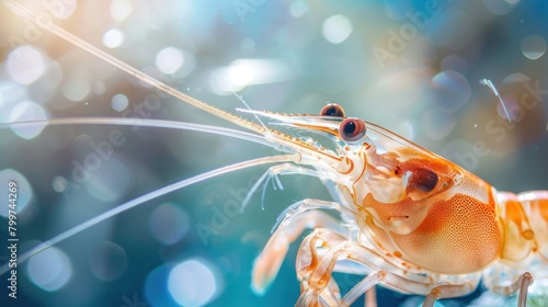 Macro shot of shrimp © suteeda