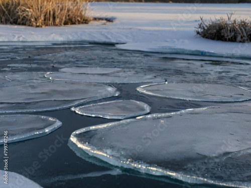 ice on the river