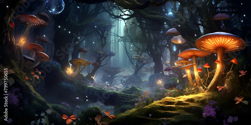 Mystical Forest Wallpaper Enchanted Woods and Magical Creatures
