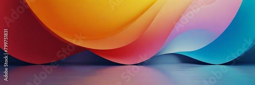  abstract backgrond with soft gradient color and dynamic shadow. Vector background for wallpaper photo