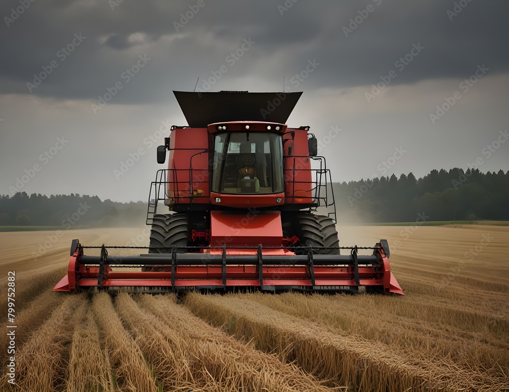Obraz premium Combine harvester.