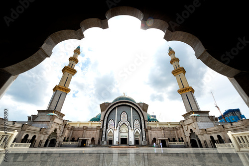 blue mosque photo