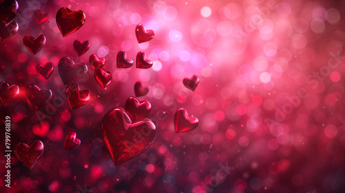 red hearts background © Jenny Sturm