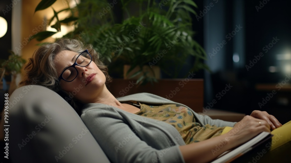 Relaxed serene pretty young woman feel fatigue lounge on comfortable sofa hands behind head rest at home, happy calm lady dream enjoy wellbeing breathing fresh air in cozy home modern living room Relaxed serene pretty young woman feel fatigue lounge on comfortable sofa hands behind head rest at home, happy calm lady dream enjoy wellbeing breathing fresh air in cozy home modern living room