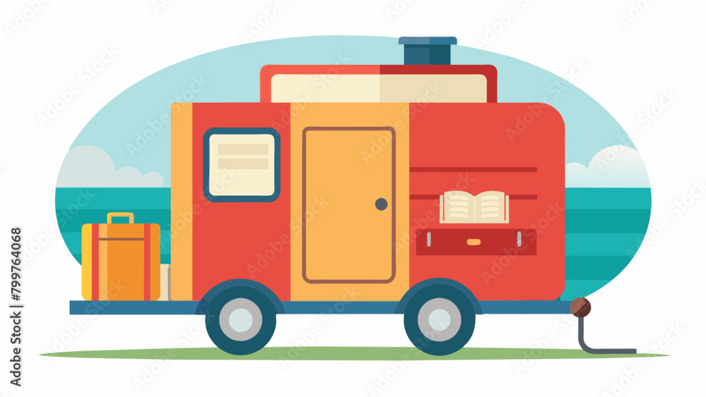 Fototapeta premium Explore the world of portable saunas with a guide to building your own mobile sauna on wheels perfect for camping trips or taking the sauna experience.