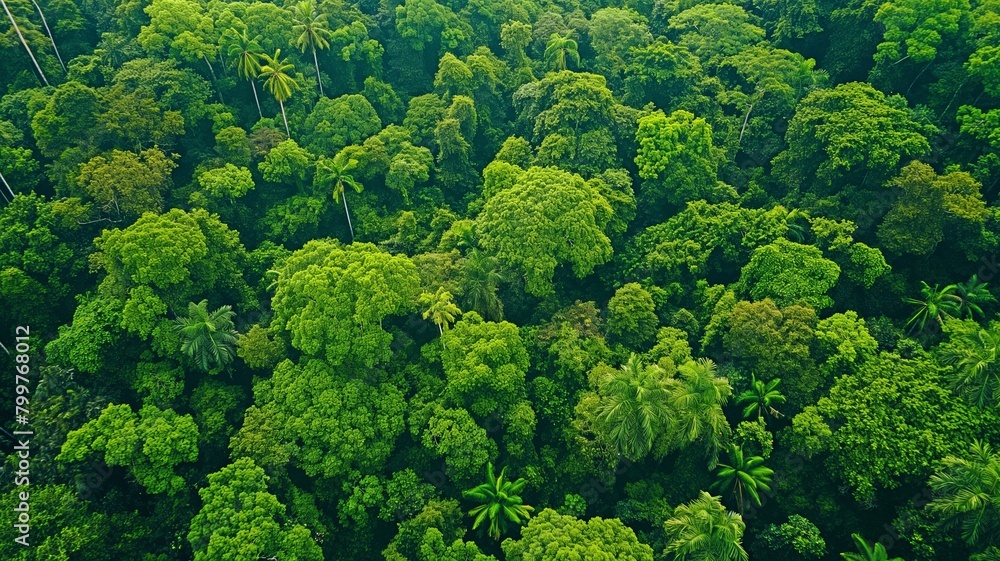 Carbon dioxide from the atmosphere can be absorbed in significant quantities by tropical trees.