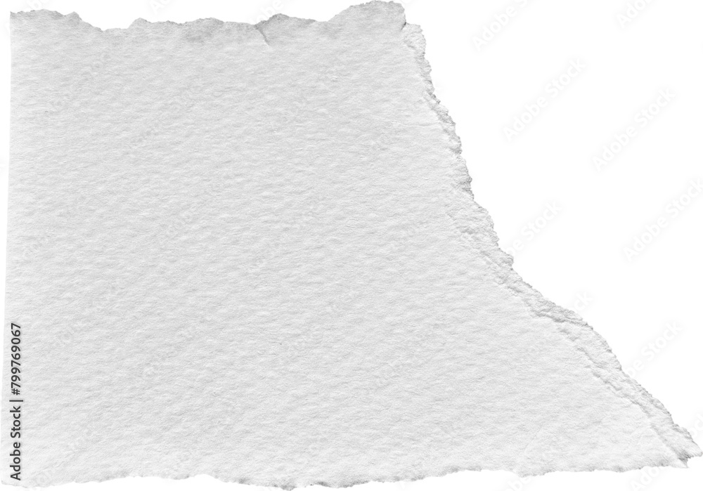 White Torn Paper Piece White Torn Paper Piece