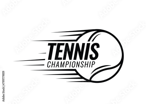 Tennis ball icons. Symbol or emblem. Vector illustration.