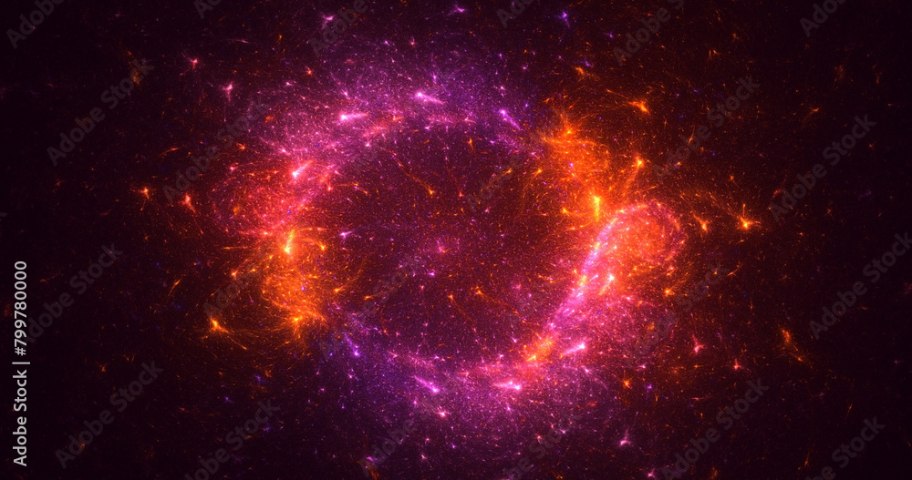 Fototapeta premium 3D manual rendering abstract round hole light background. Its not AI Generatd illustration.