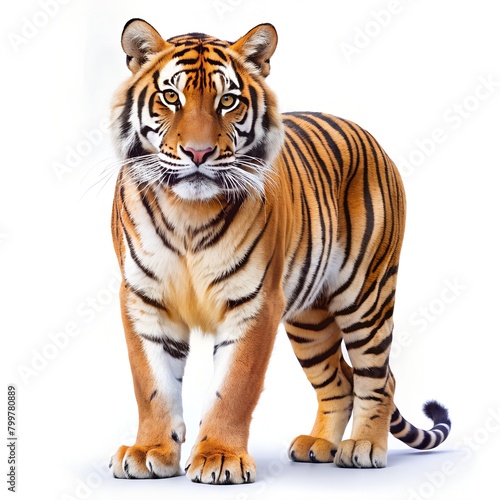 tiger isolated on white background