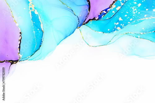 Transparent creativity. Abstract artwork. Trendy wallpaper. Ink colors are amazingly bright, luminous, translucent, free-flowing, and dry quickly. Natural pattern, luxury. ART for your design project