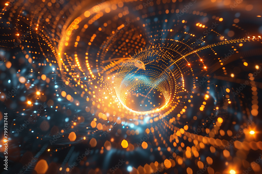 Obraz premium quantum computing background