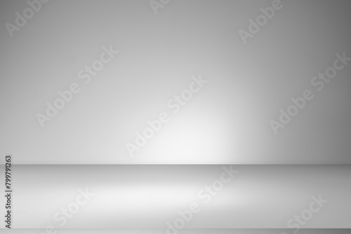 Wallpaper Mural Wall interior background, studio and backdrops show products.with shadow from window color white and grey. background for text insertion and presentation product	 Torontodigital.ca