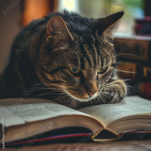 공부하는 고양이