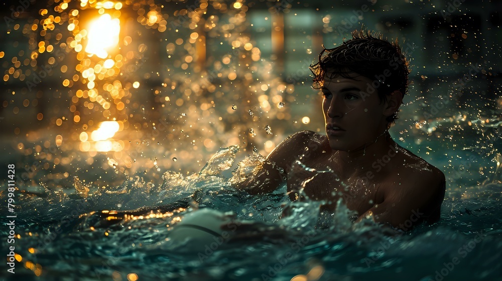 Surreal Sporting Moment: Water Polo Athlete's Tenacity Surreal Sporting Moment: Water Polo Athlete's Tenacity