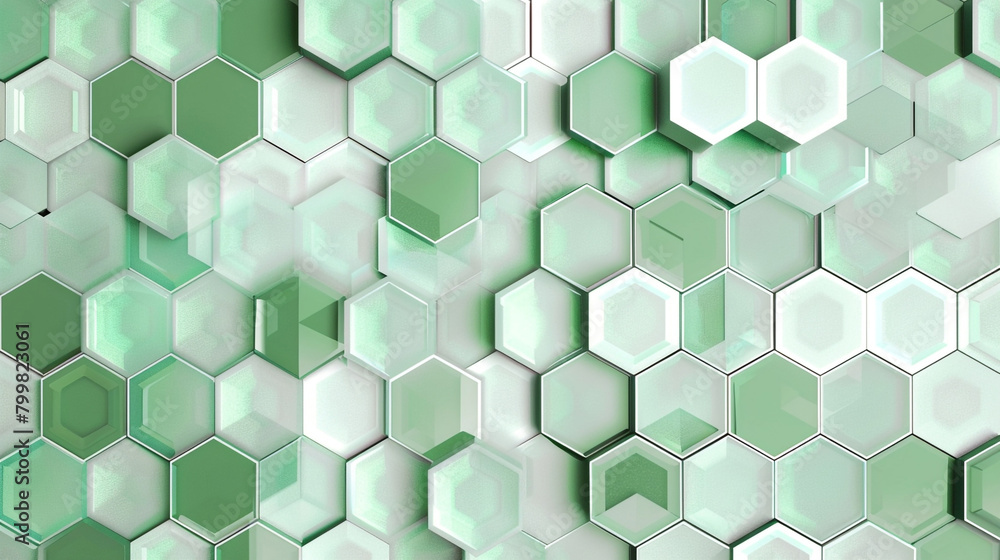 Soft mint hexagonal design, a nod to spa-tech aesthetics. Soft mint hexagonal design, a nod to spa-tech aesthetics.