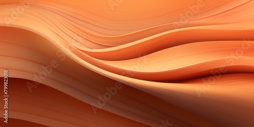 Vibrant abstract waves of warm colors