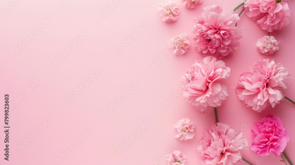 Mother's day background with copy space.