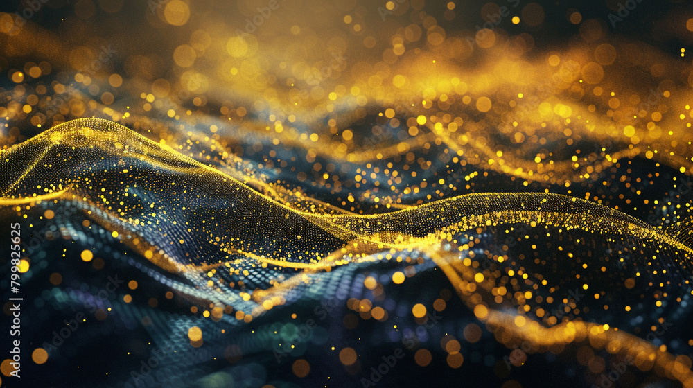 Craft a digital realm where abstract gold particles dance in harmony with dynamic charts, painting a mesmerizing picture of the ever-shifting landscape of the Abstract Golden Investment Market Craft a digital realm where abstract gold particles dance in harmony with dynamic charts, painting a mesmerizing picture of the ever-shifting landscape of the Abstract Golden Investment Market