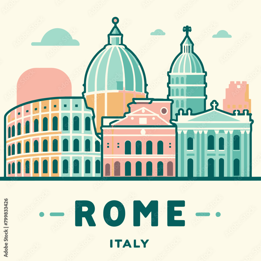 Cityscapes and Skylines: Vector Designs Featuring the World's Most Popular Destinations