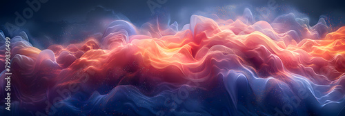 Celestial Odyssey: Abstract Digital Background